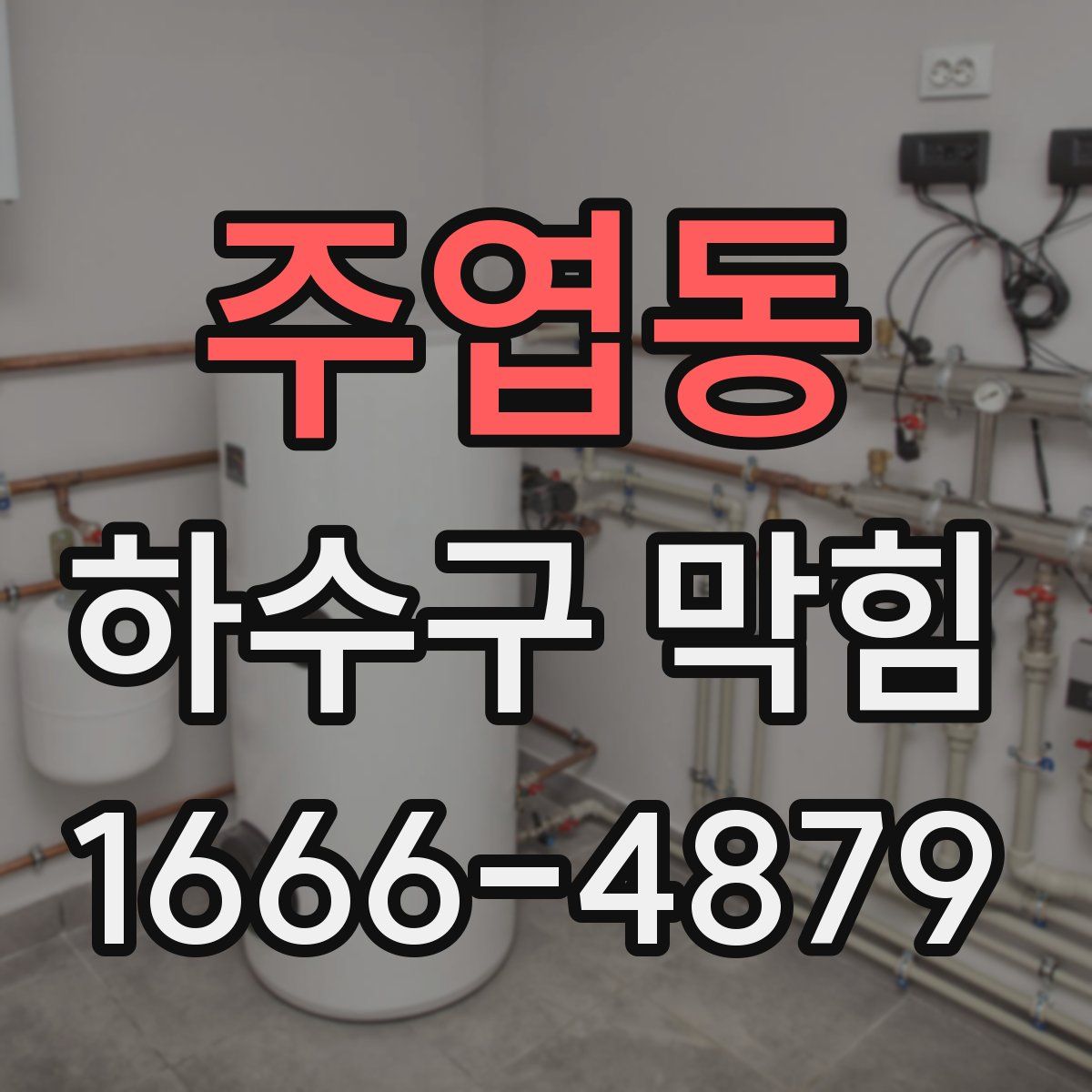 주엽동 하수구 막힘