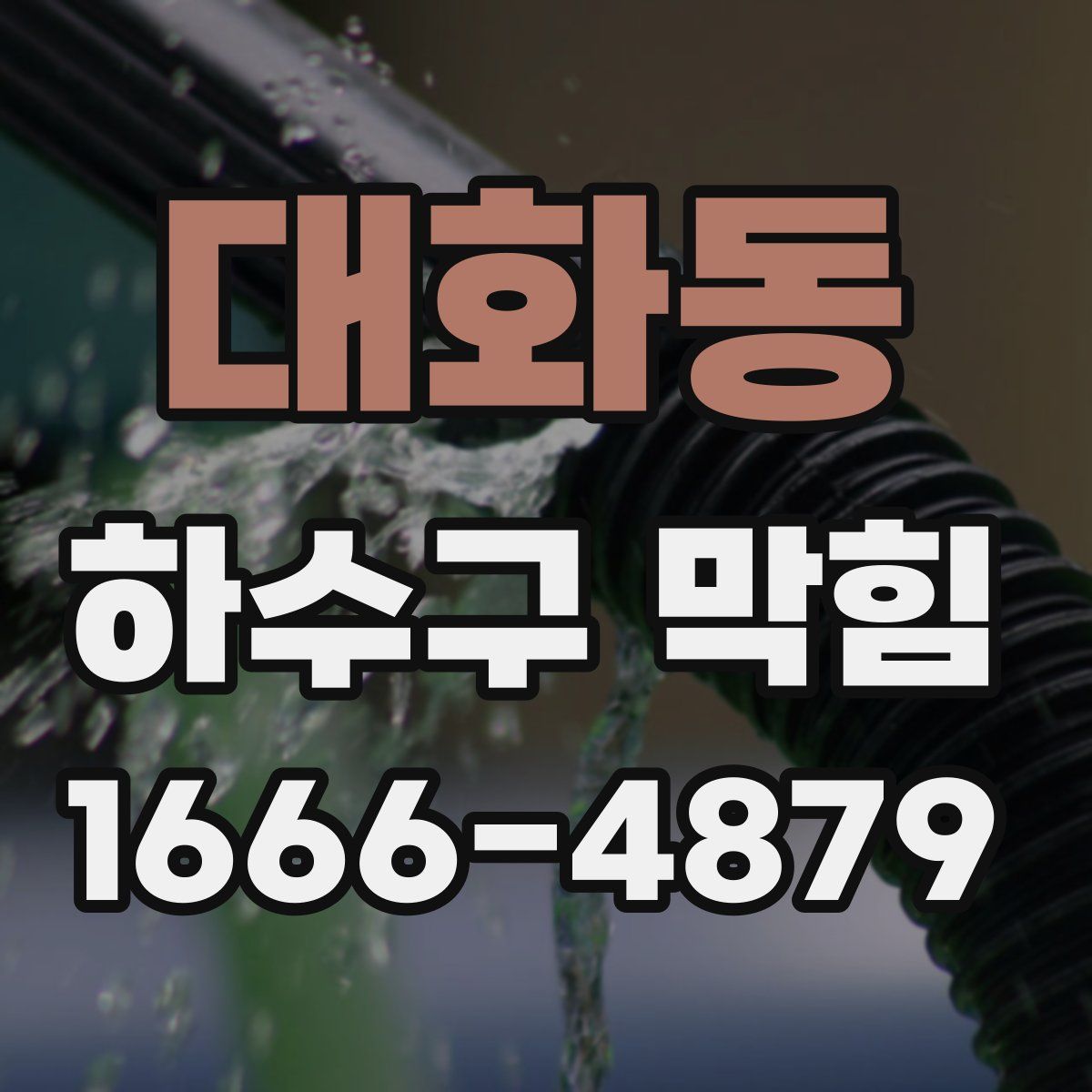 대화동 하수구 막힘