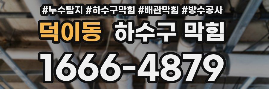 덕이동 하수구 막힘