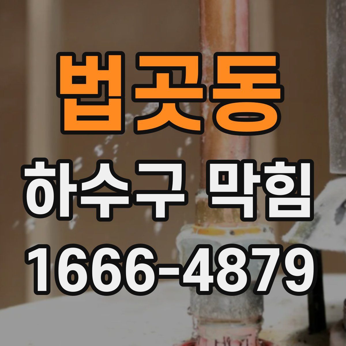 법곳동 하수구 막힘