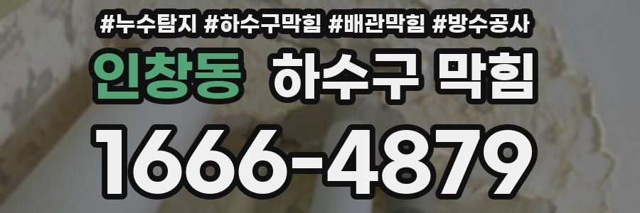인창동 하수구 막힘