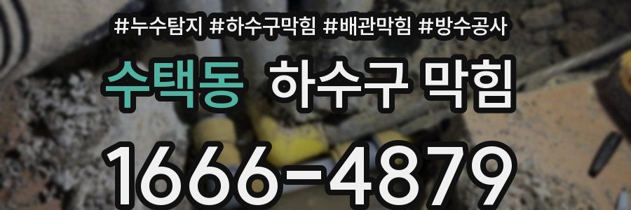 수택동 하수구 막힘