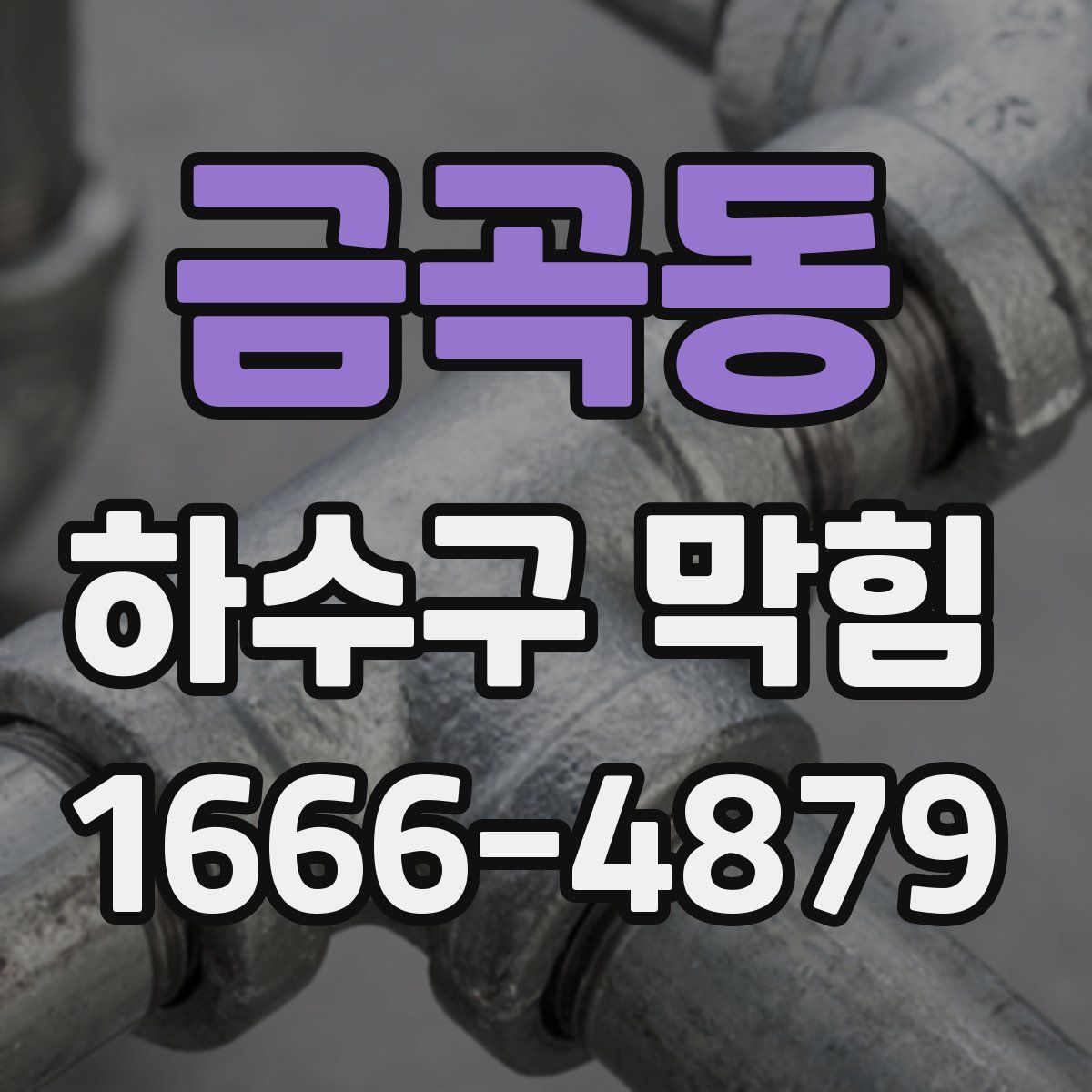 금곡동 하수구 막힘