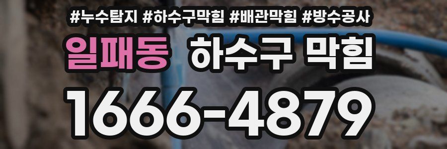 일패동 하수구 막힘