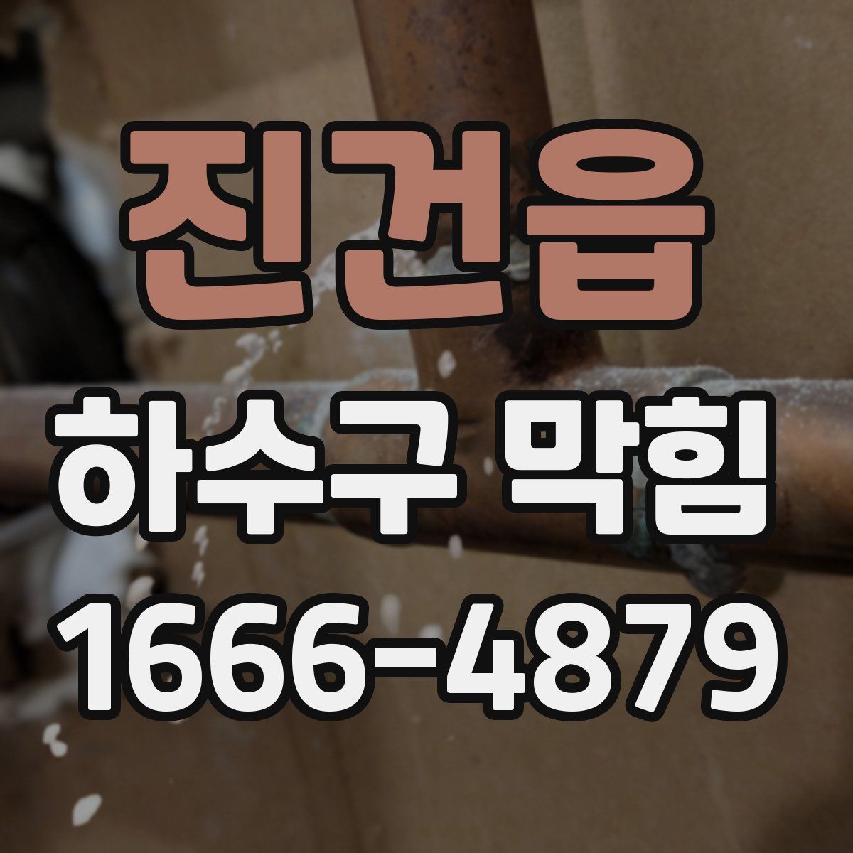진건읍 하수구 막힘