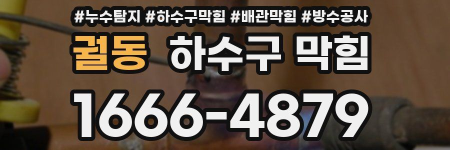 궐동 하수구 막힘