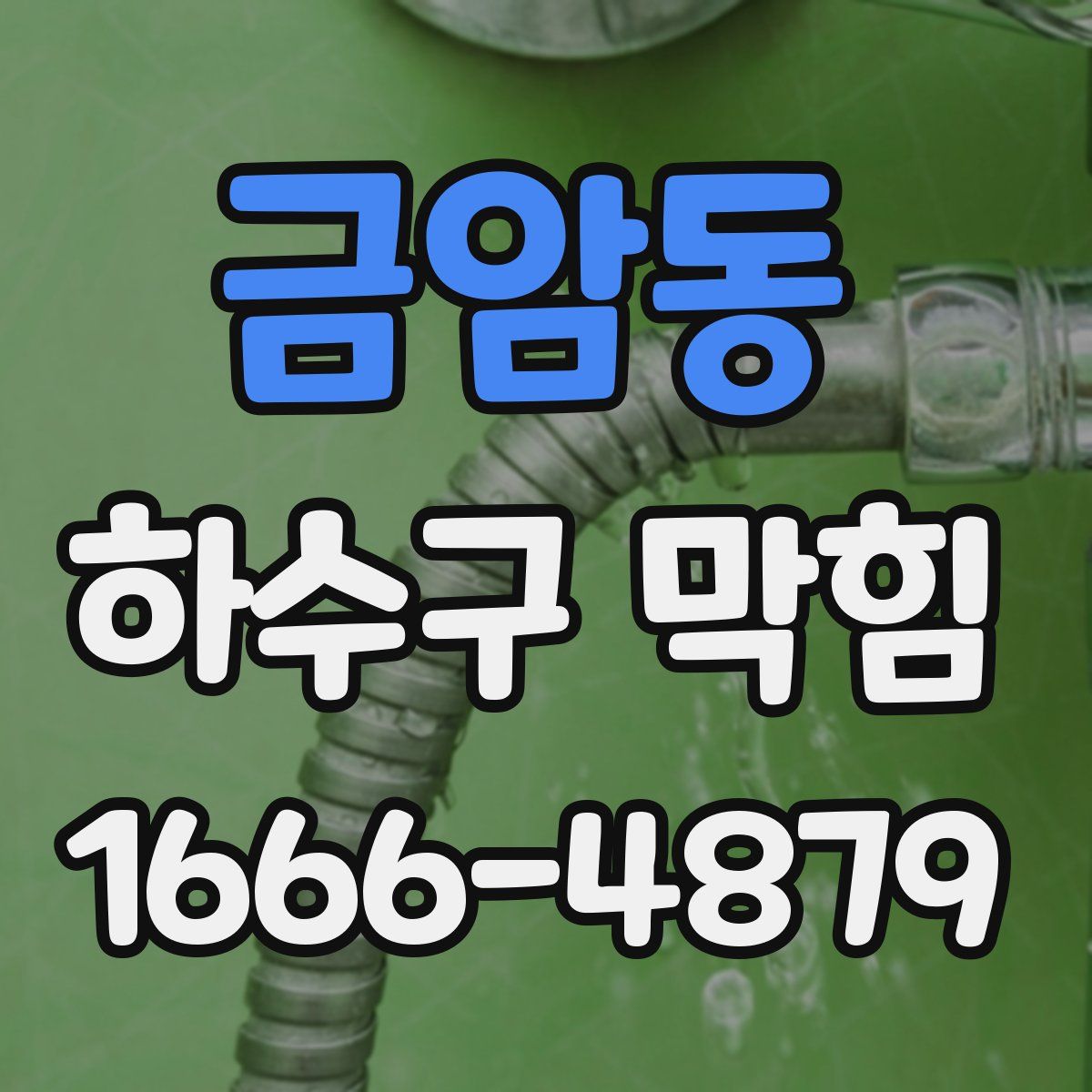 금암동 하수구 막힘
