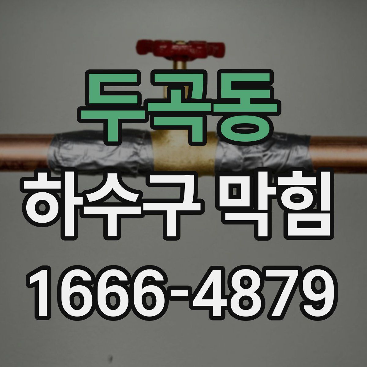 두곡동 하수구 막힘