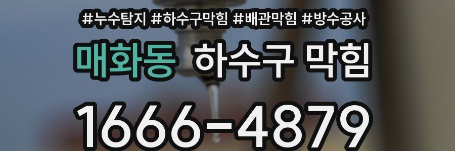 매화동 하수구 막힘