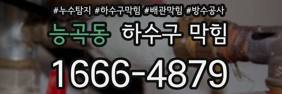 능곡동 하수구 막힘