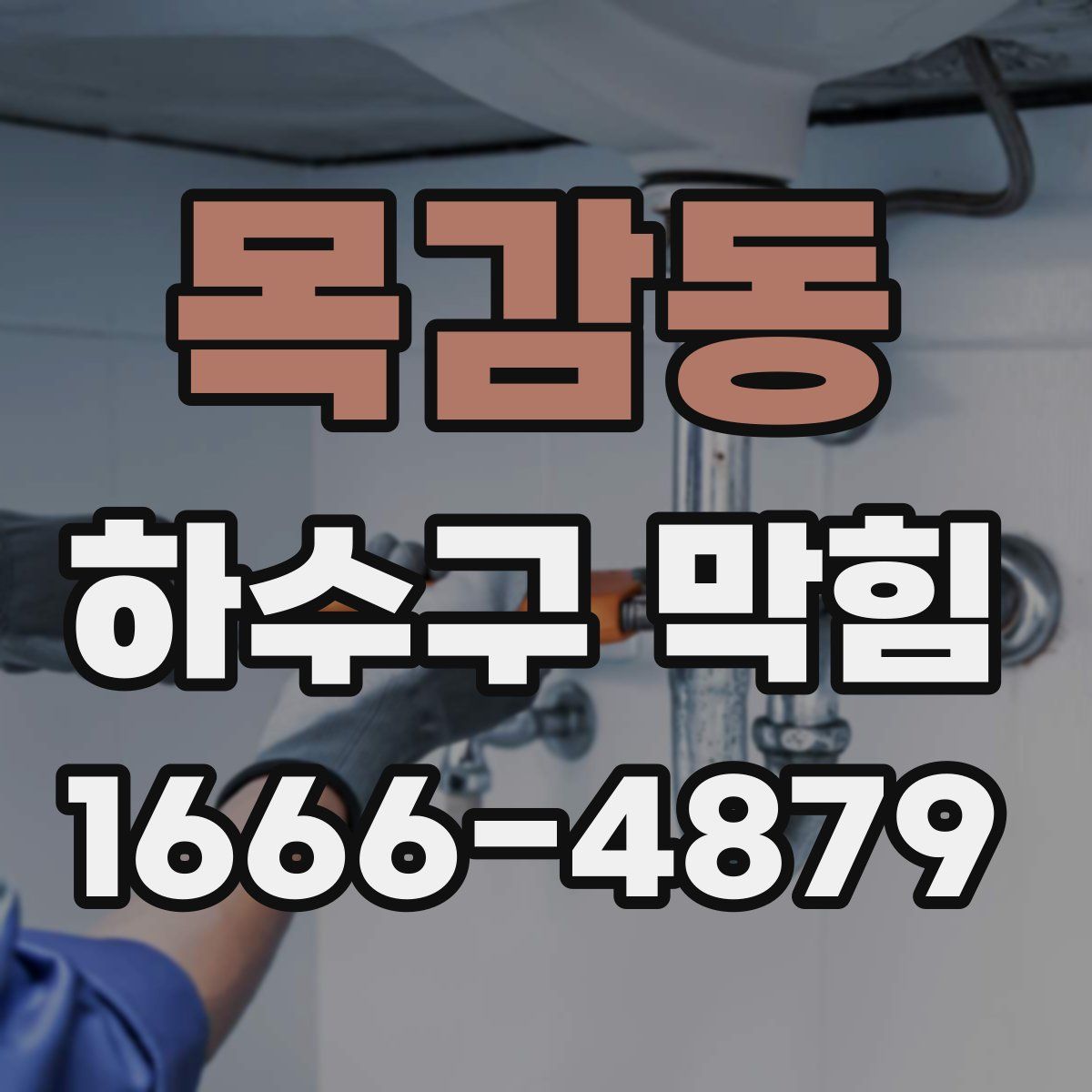 목감동 하수구 막힘