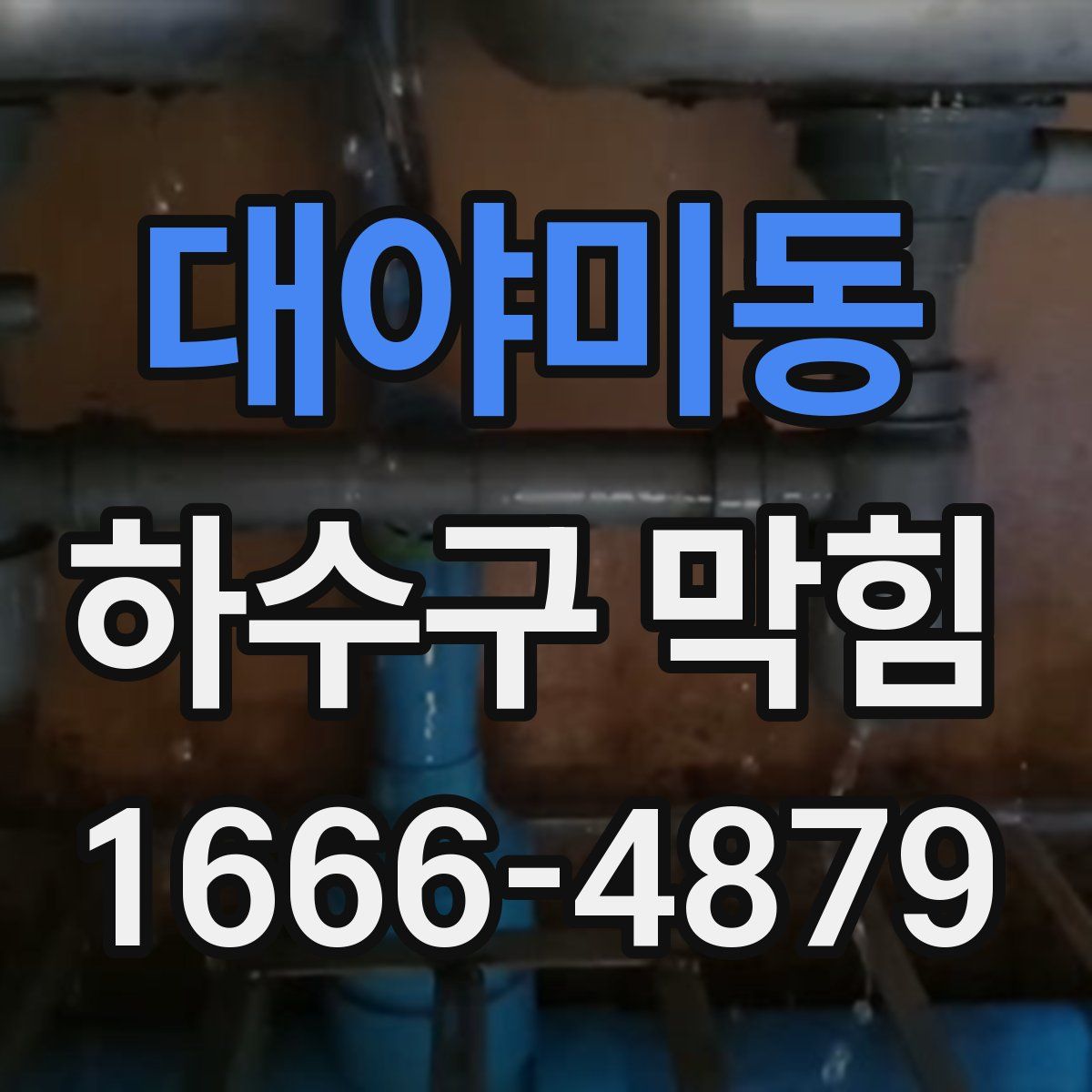 대야미동 하수구 막힘