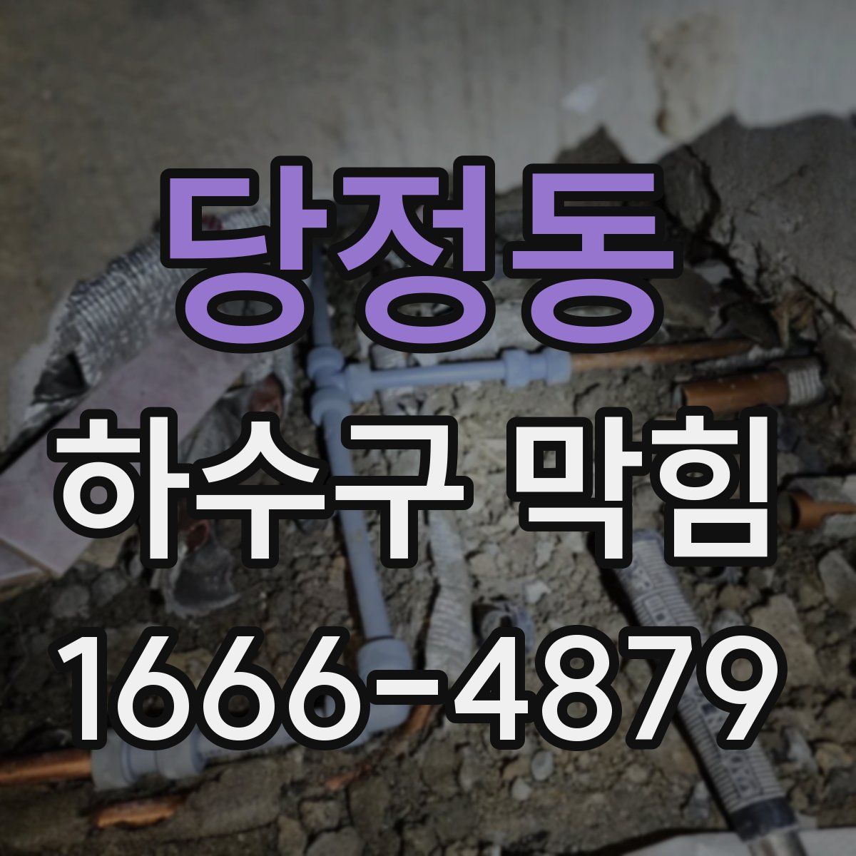 당정동 하수구 막힘