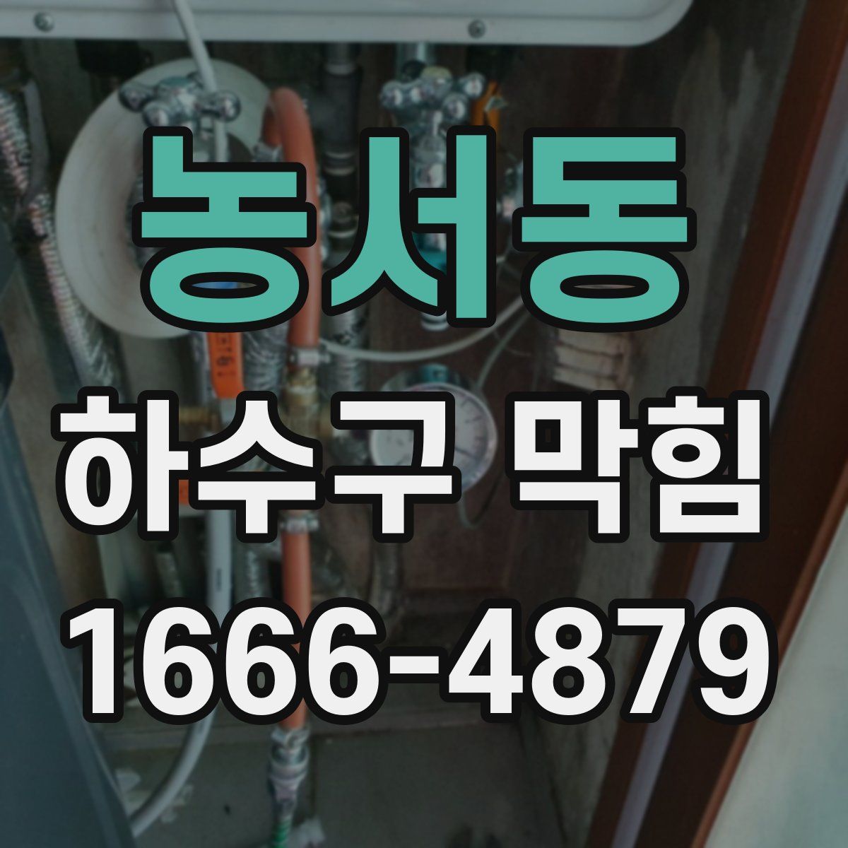 농서동 하수구 막힘