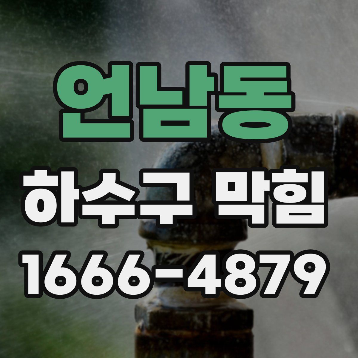 언남동 하수구 막힘