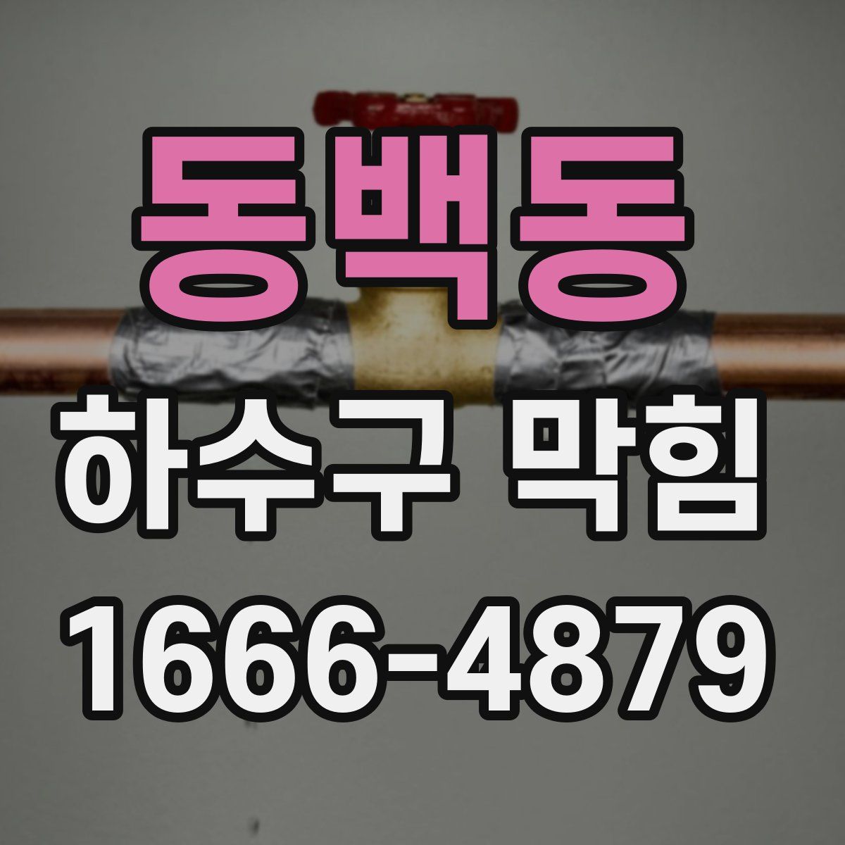 동백동 하수구 막힘