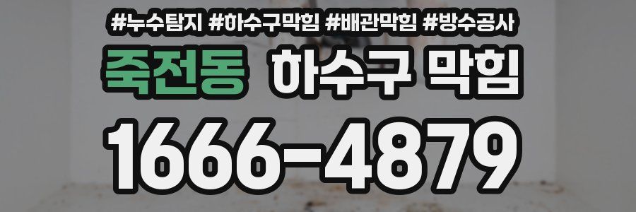 죽전동 하수구 막힘