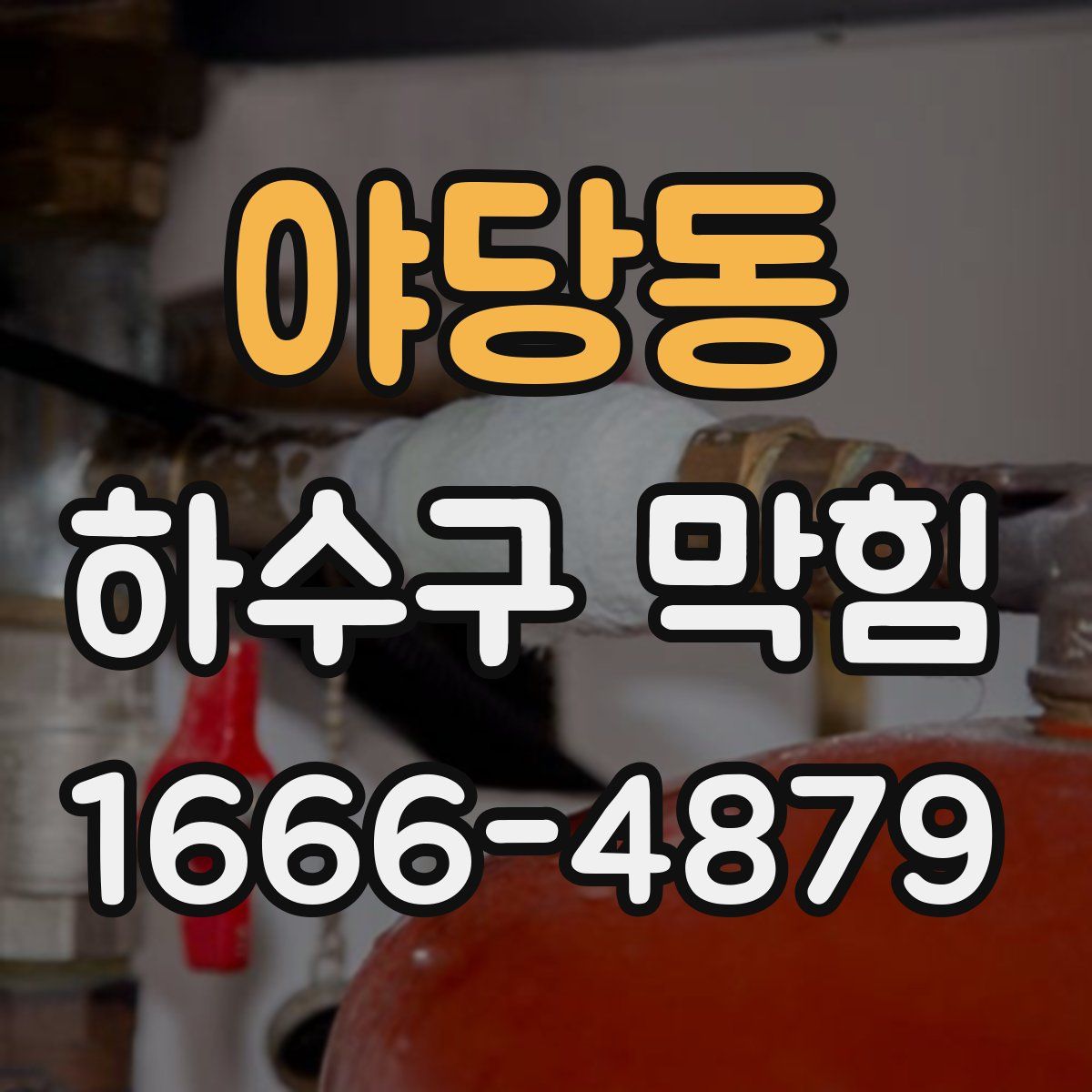 야당동 하수구 막힘
