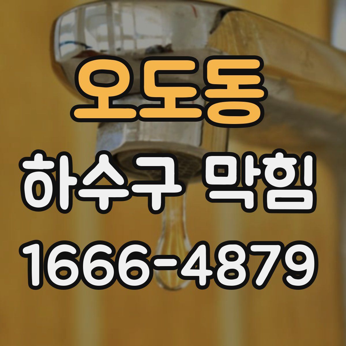 오도동 하수구 막힘