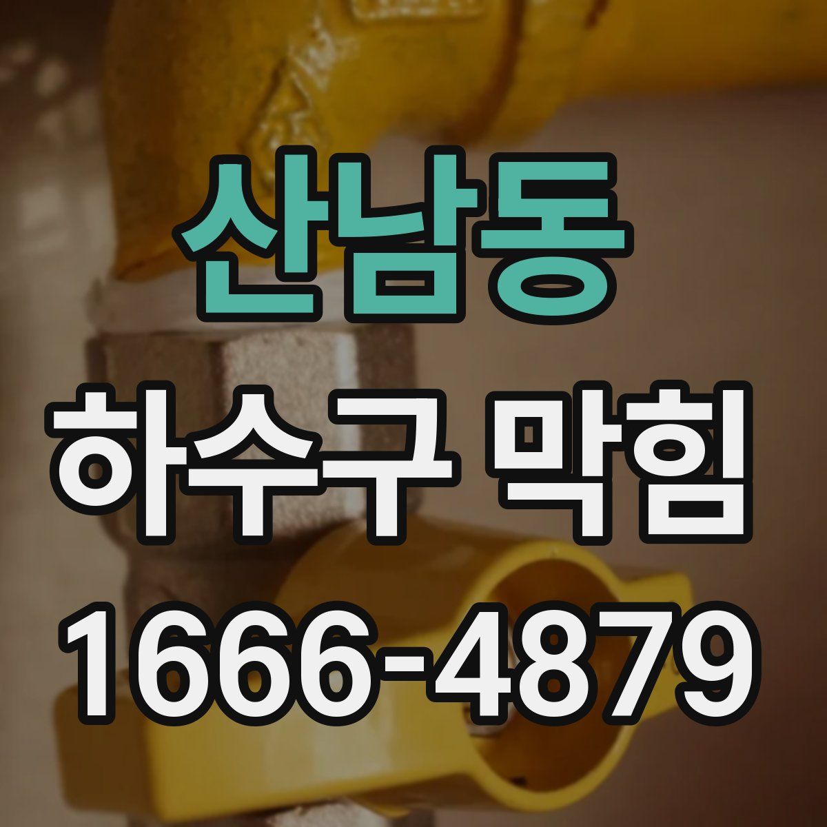 산남동 하수구 막힘