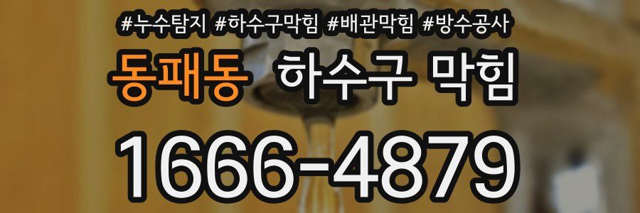 동패동 하수구 막힘