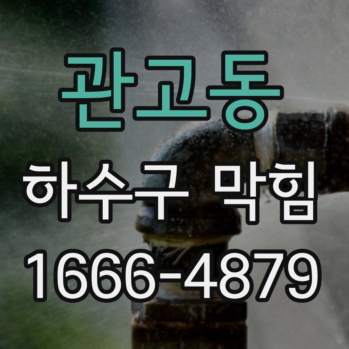 관고동 하수구 막힘