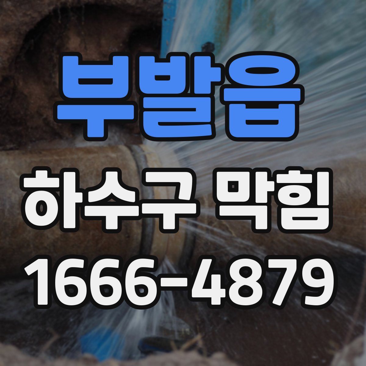 부발읍 하수구 막힘