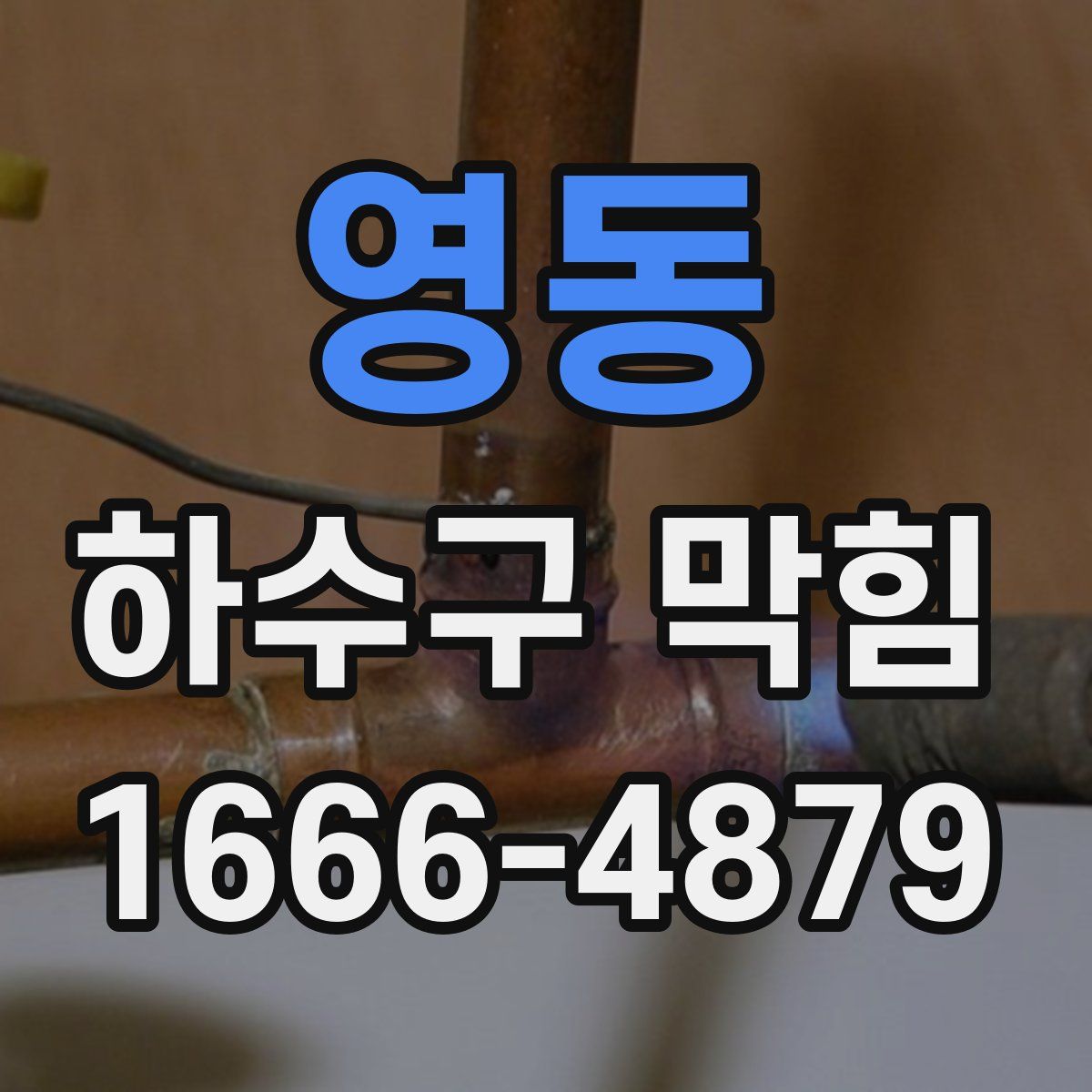 영동 하수구 막힘