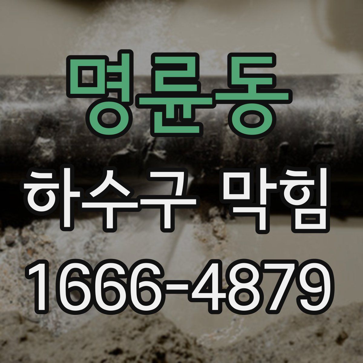 명륜동 하수구 막힘
