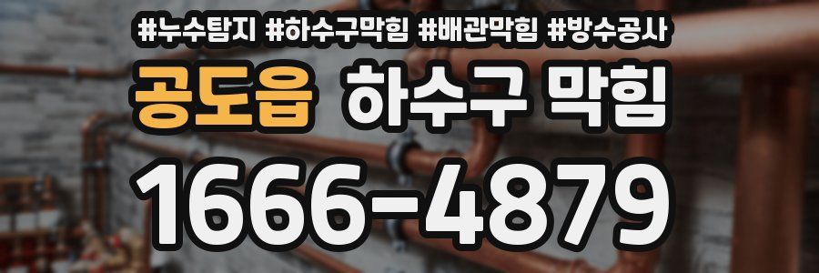 공도읍 하수구 막힘