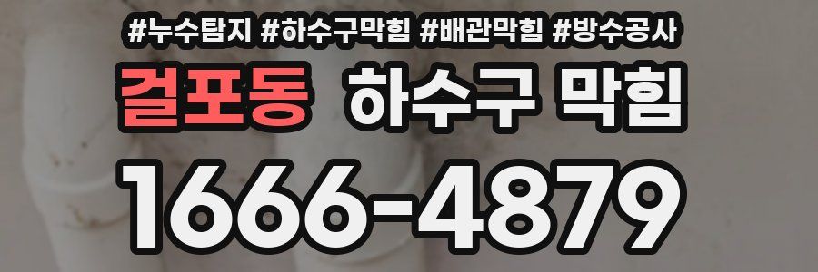 걸포동 하수구 막힘