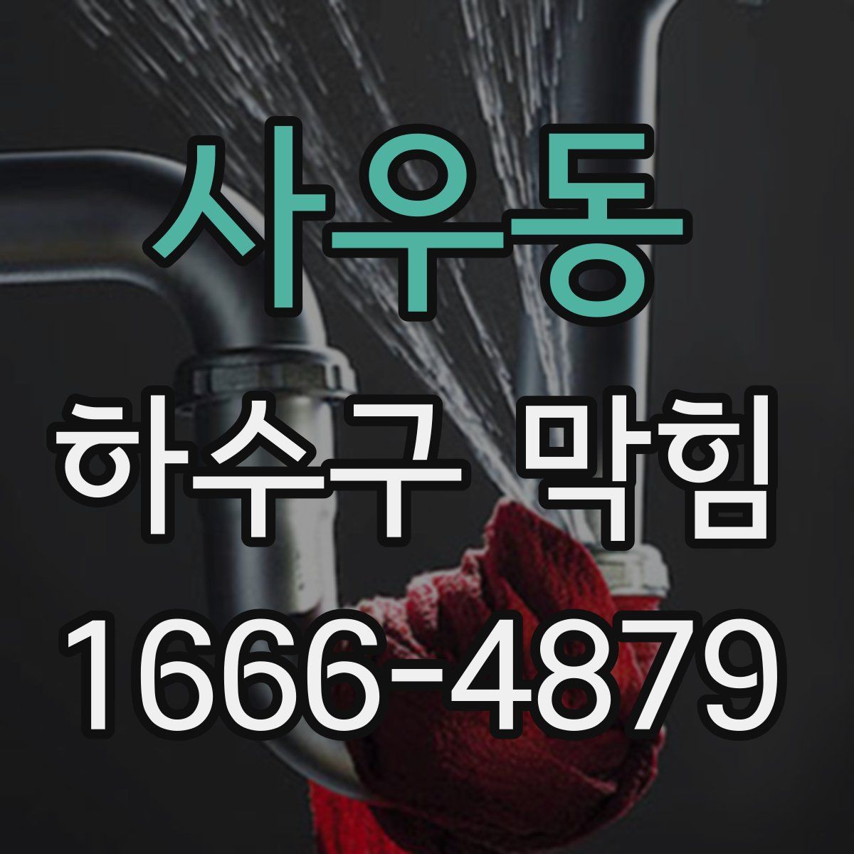 사우동 하수구 막힘
