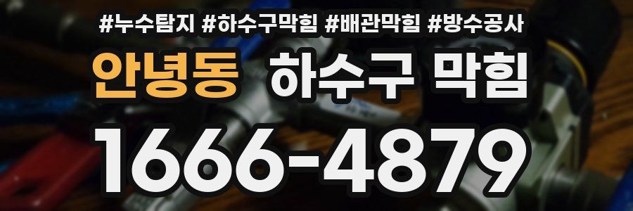 안녕동 하수구 막힘