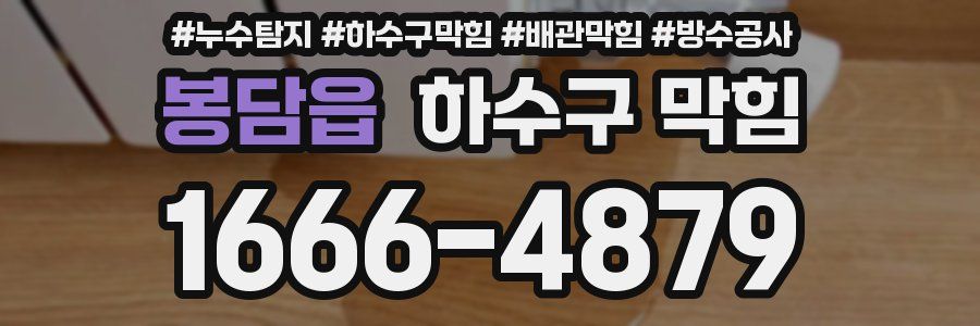 봉담읍 하수구 막힘