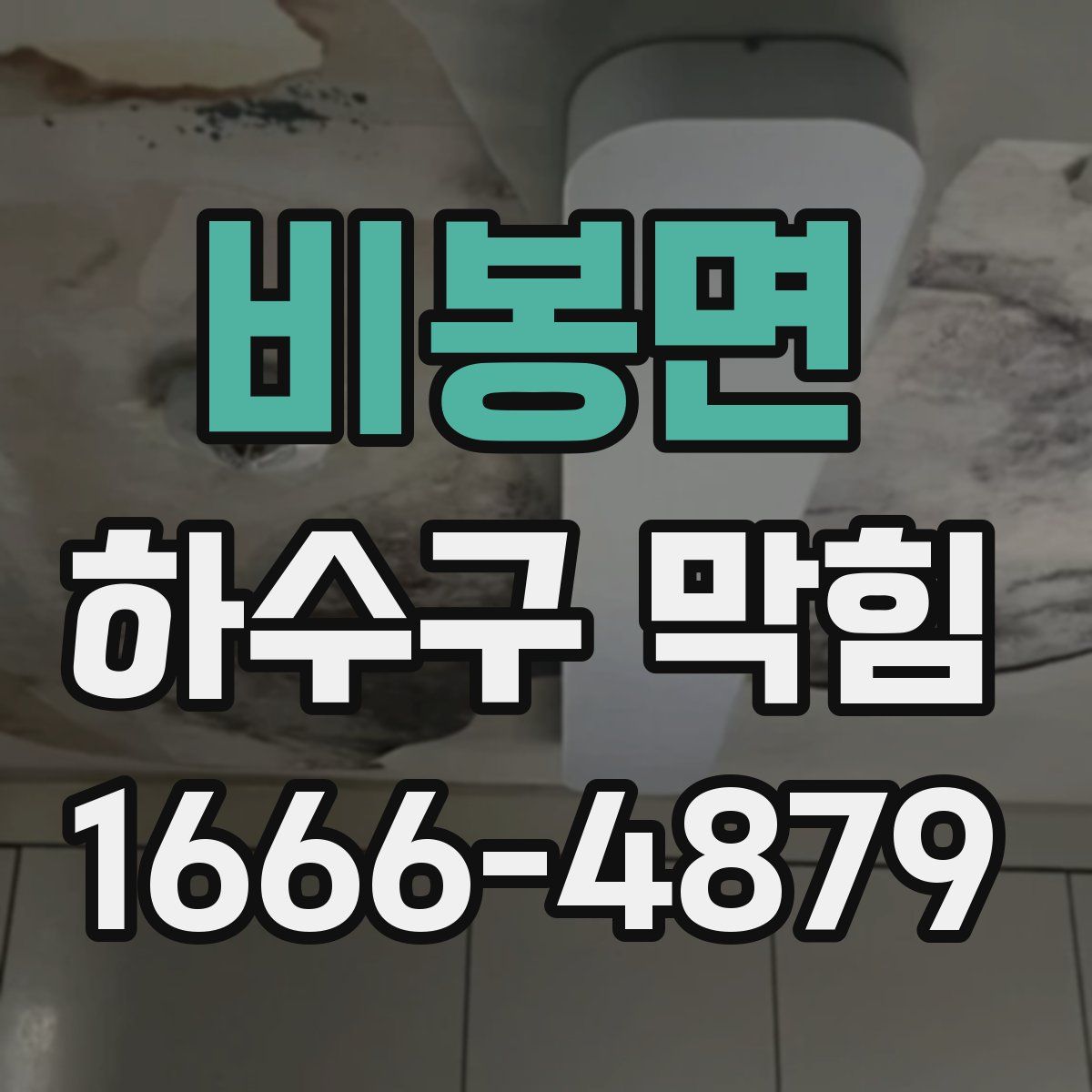 비봉면 하수구 막힘