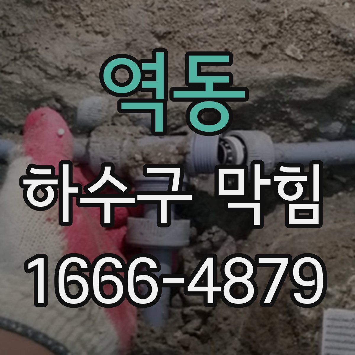역동 하수구 막힘