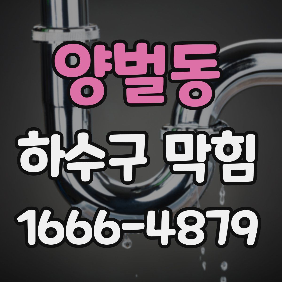 양벌동 하수구 막힘