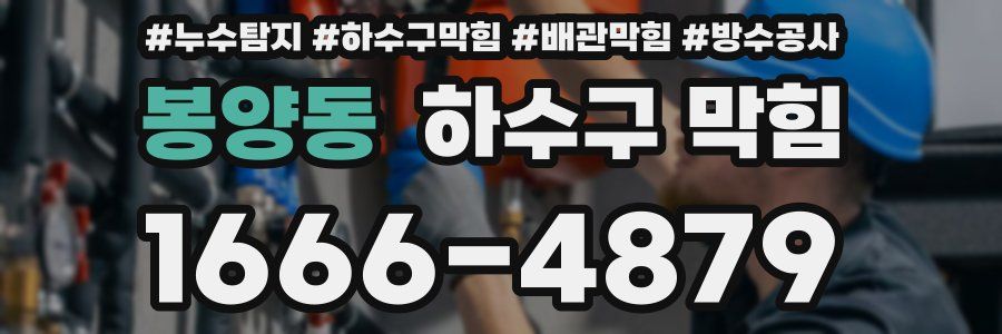봉양동 하수구 막힘