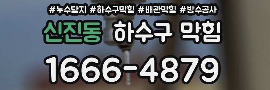신진동 하수구 막힘