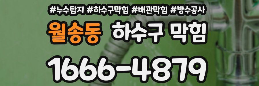 월송동 하수구 막힘