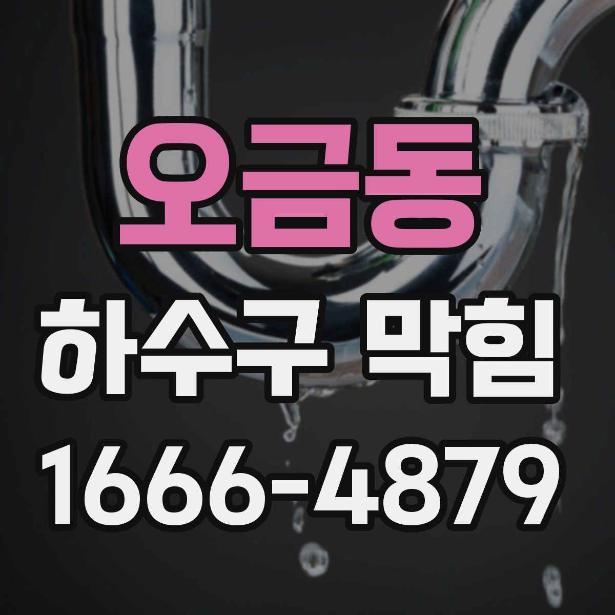 오금동 하수구 막힘