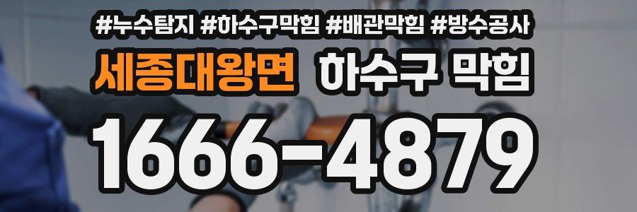 세종대왕면 하수구 막힘