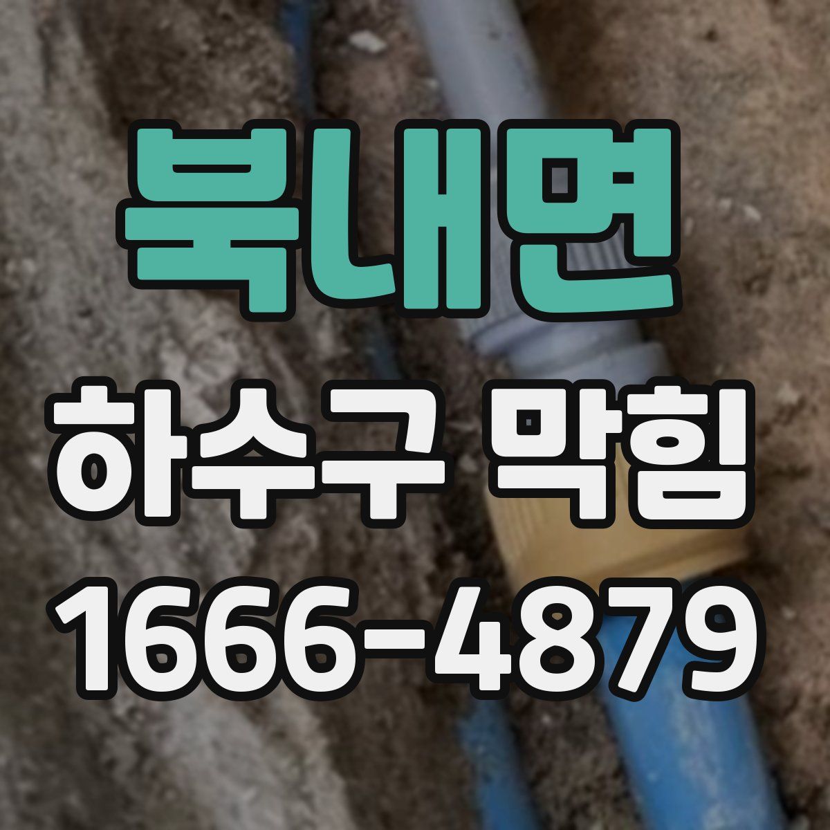북내면 하수구 막힘