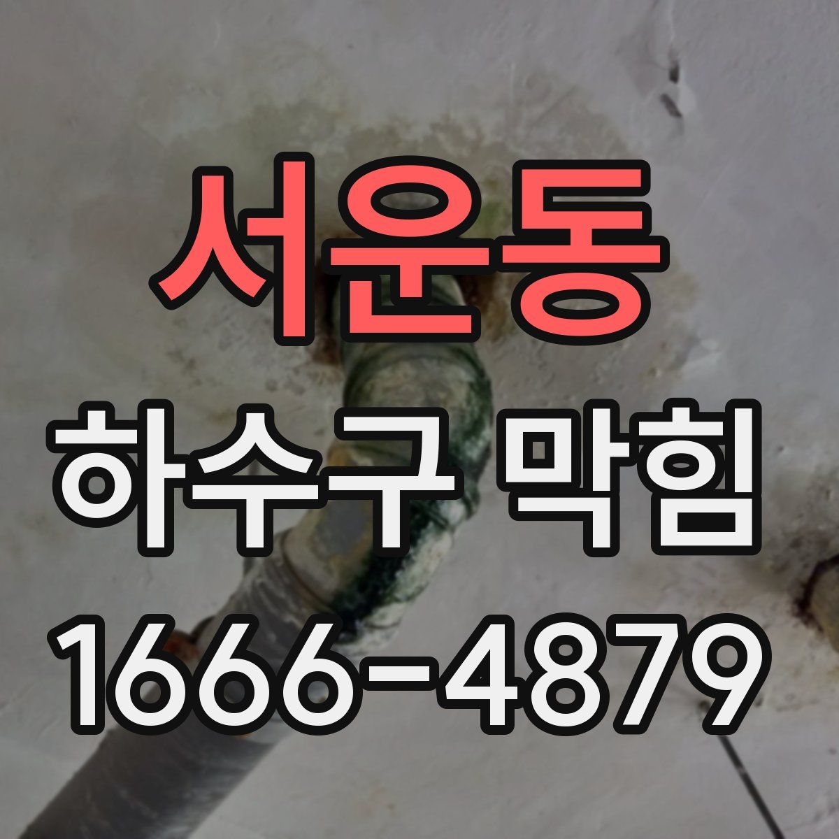 서운동 하수구 막힘