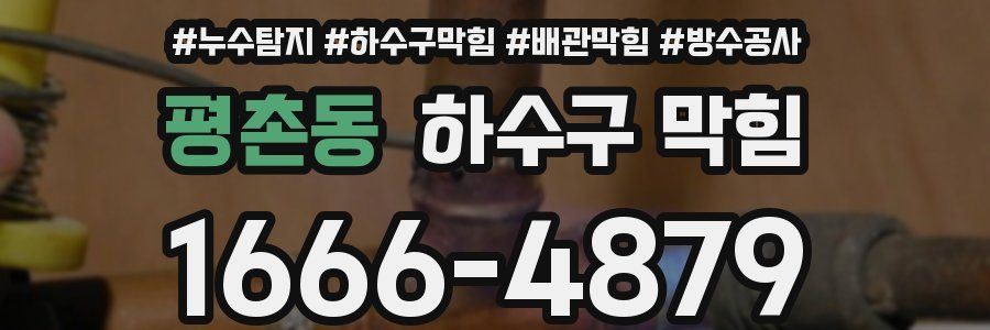 평촌동 하수구 막힘