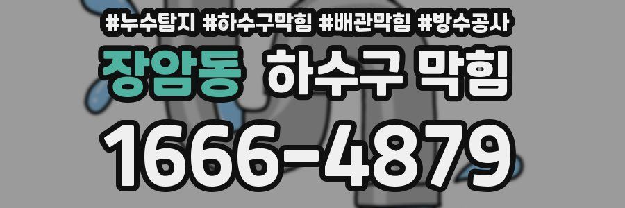 장암동 하수구 막힘