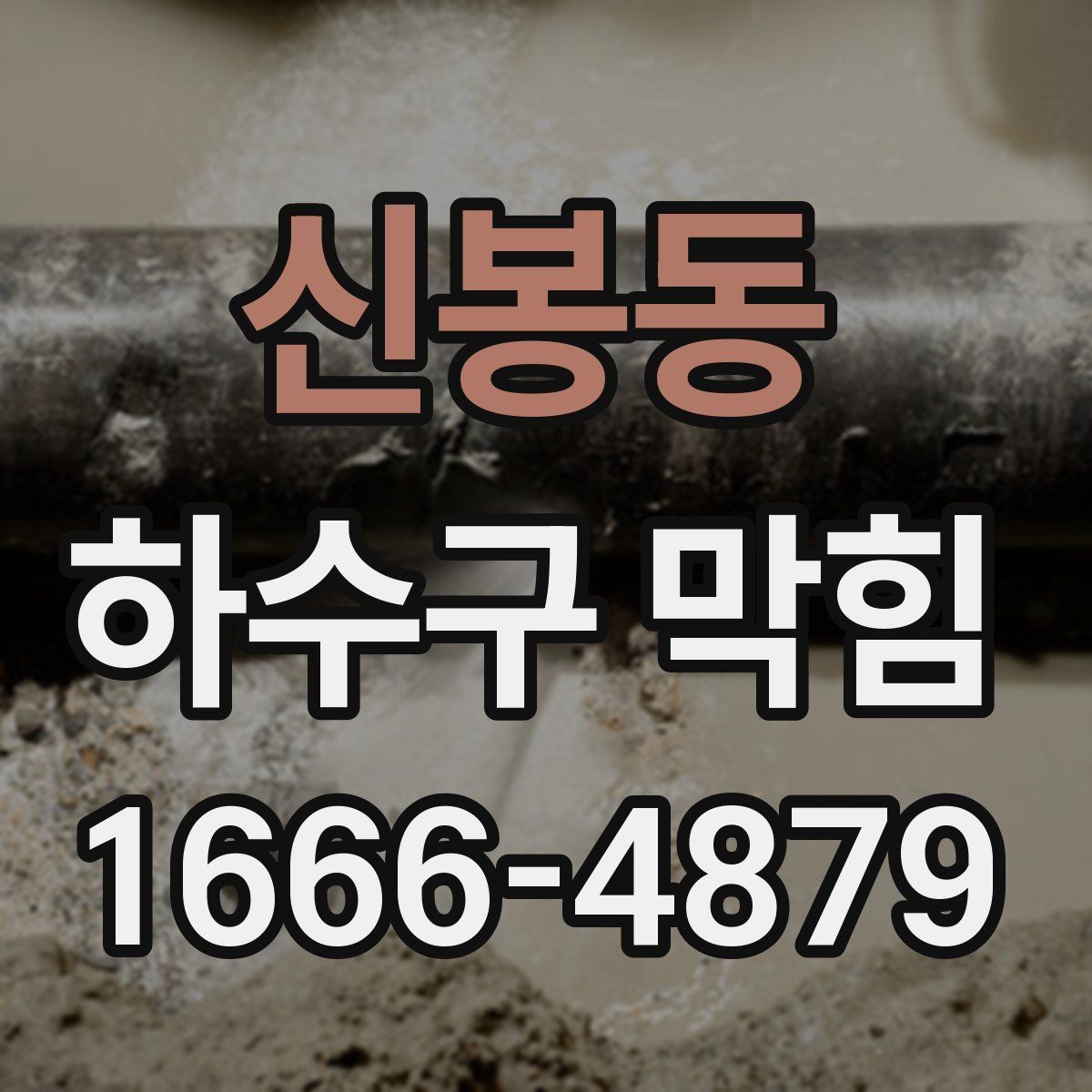 신봉동 하수구 막힘