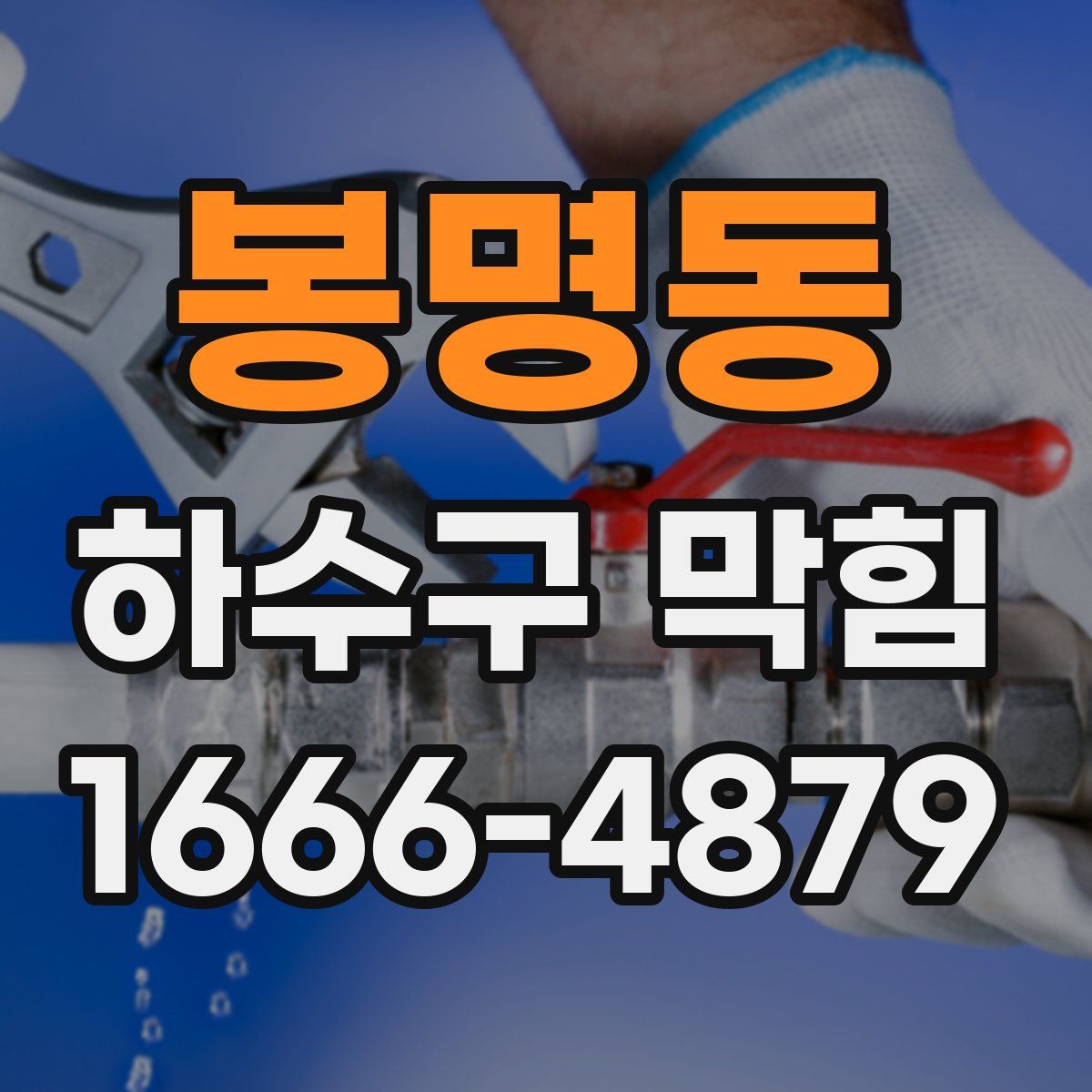 봉명동 하수구 막힘