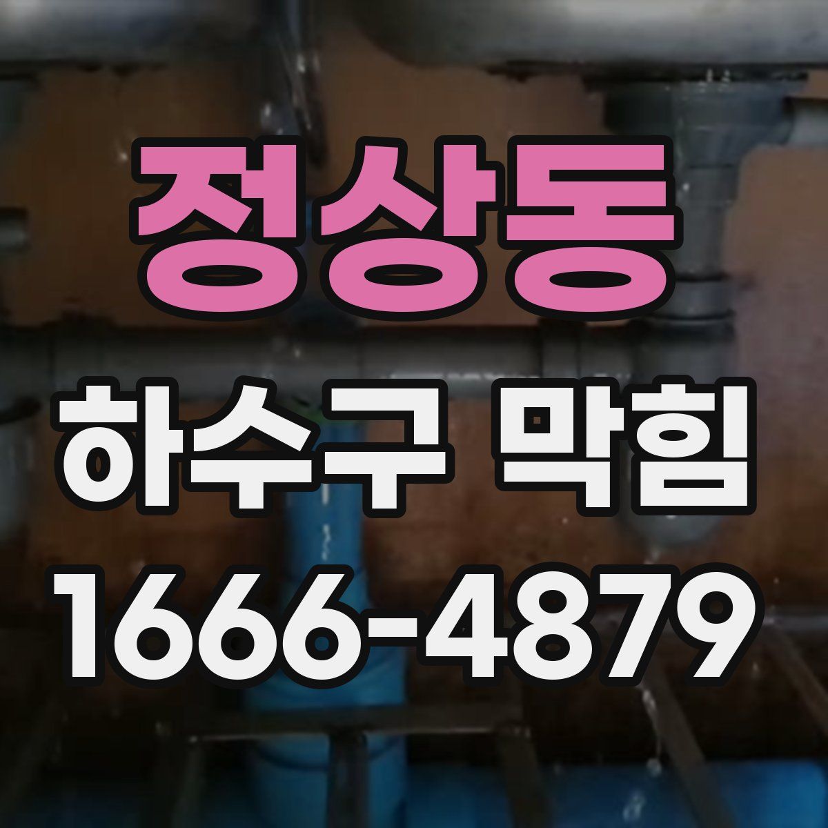 정상동 하수구 막힘