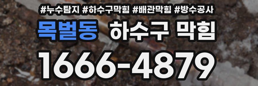 목벌동 하수구 막힘